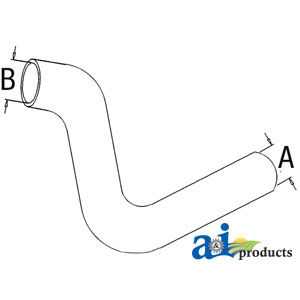 UT370216   Lower Hose---Replaces 130271C1